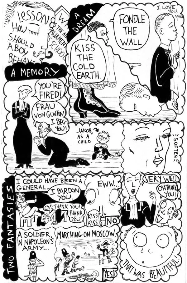 page 8 of the comic how should a boy behave